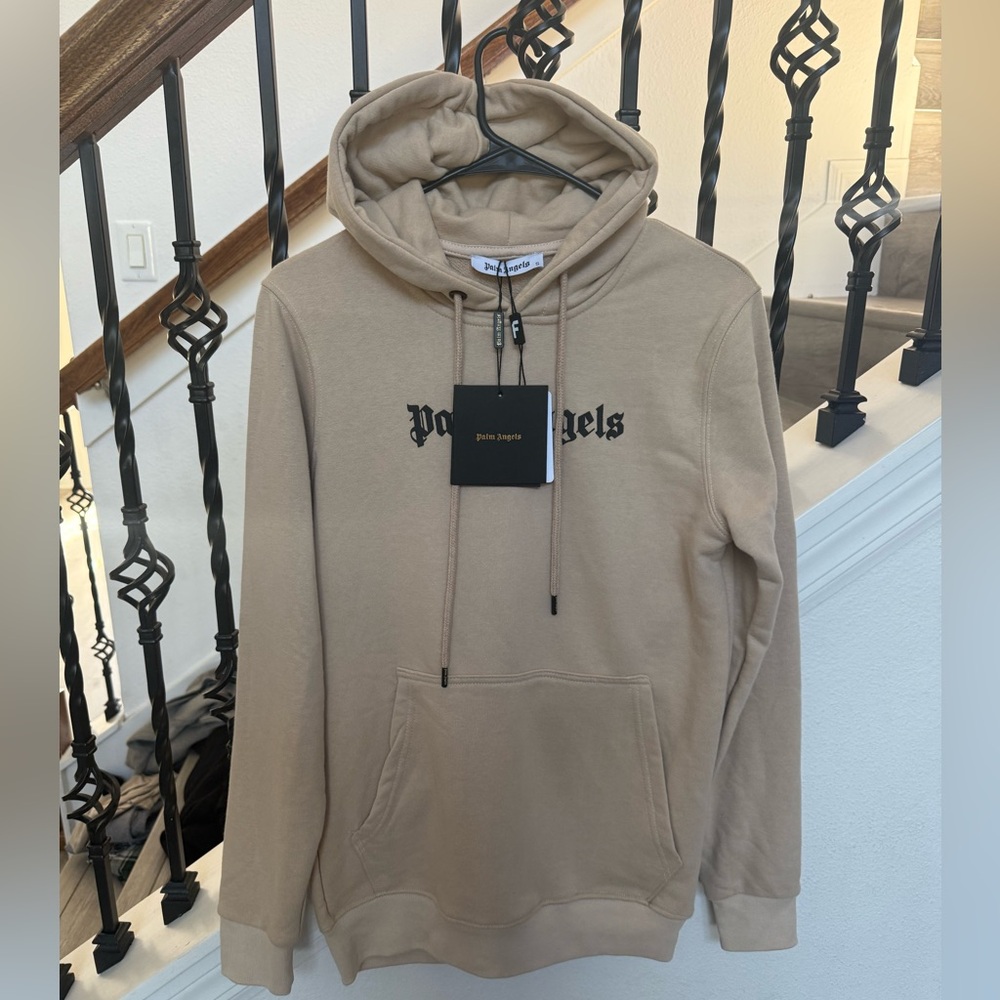 Palm Angels Tan Hoodie